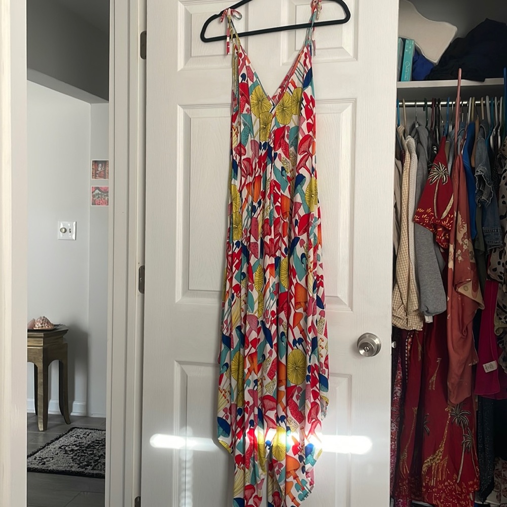 Brand new mushroom jumpsuit. One size fits most.